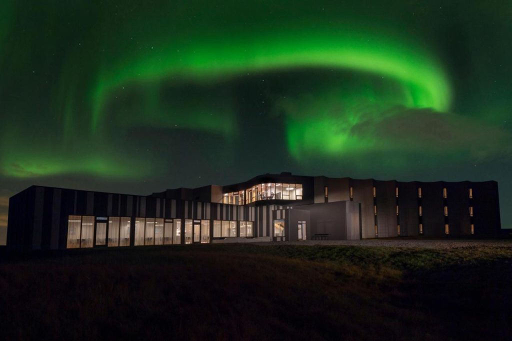 Das Landhotel unter Nordlichtern